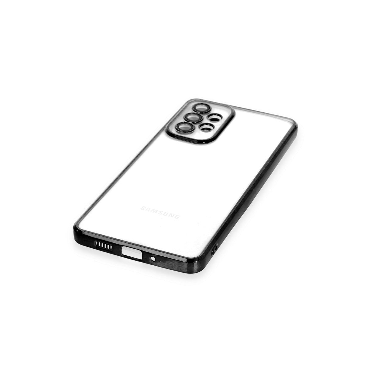 Galaxy A33 5G Kılıf Razer Lensli Silikon - Siyah