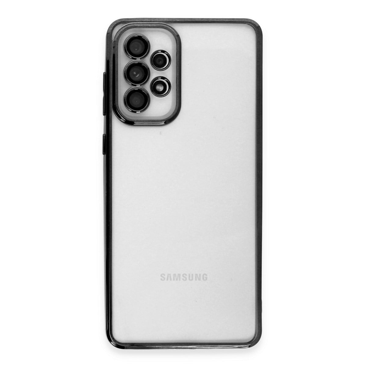 Galaxy A33 5G Kılıf Razer Lensli Silikon - Siyah