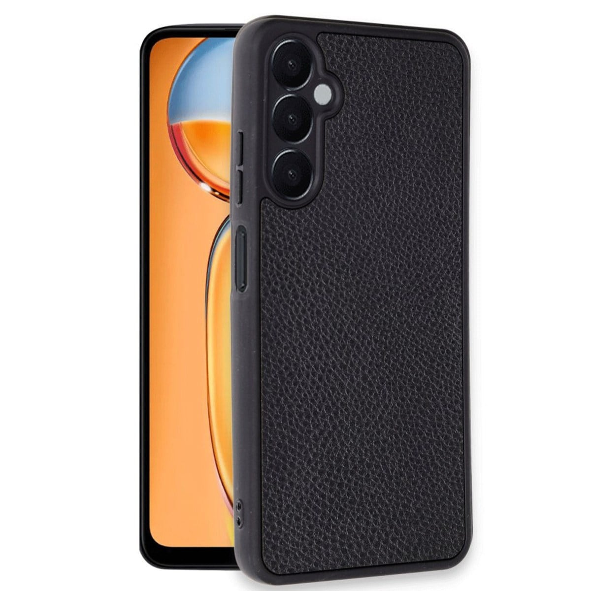 Galaxy A36 Kılıf Aras Deri Kapak - Siyah