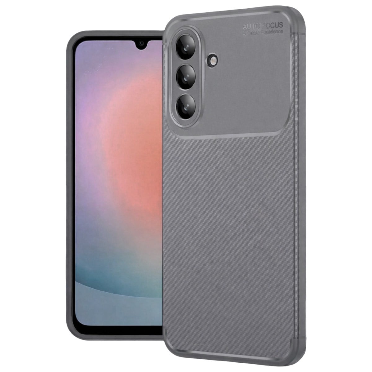 Galaxy A37 5G Auto Focus Karbon Kapak - Gri