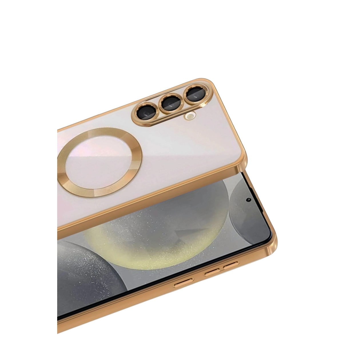Galaxy A37 5G Kross Magneticsafe Kapak - Çöl Titanyum
