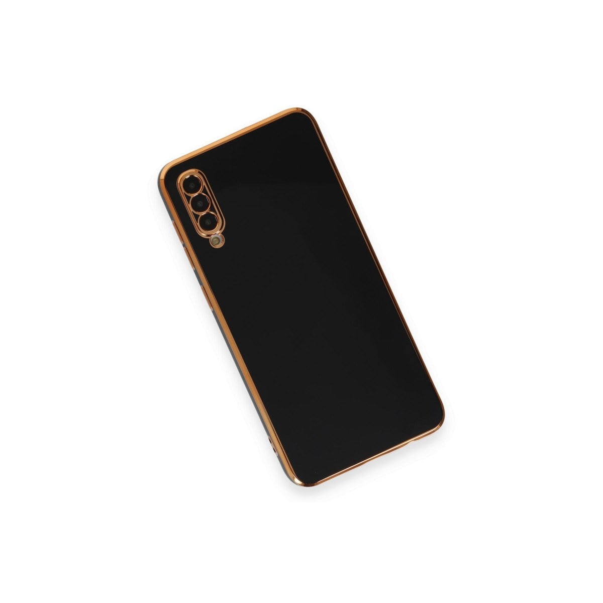 Galaxy A50 Kılıf Volet Silikon - Siyah