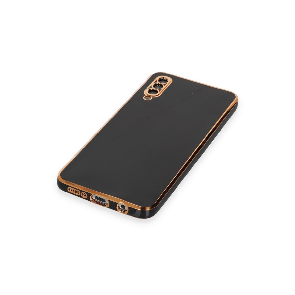 Galaxy A50 Kılıf Volet Silikon - Siyah