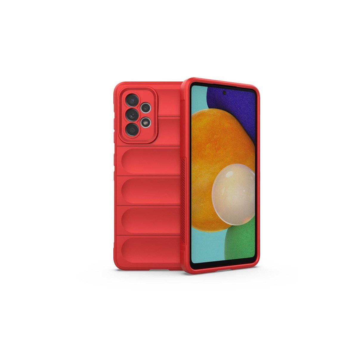 Galaxy A52 Kılıf Optimum Silikon - Kırmızı