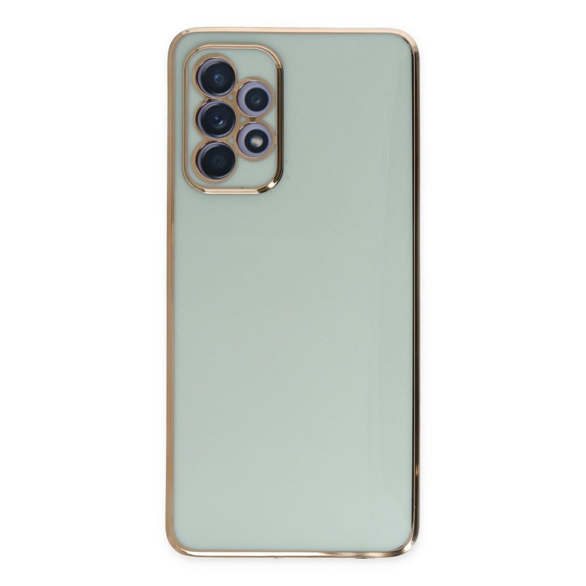 Galaxy A52 Kılıf Volet Silikon - Açık Yeşil