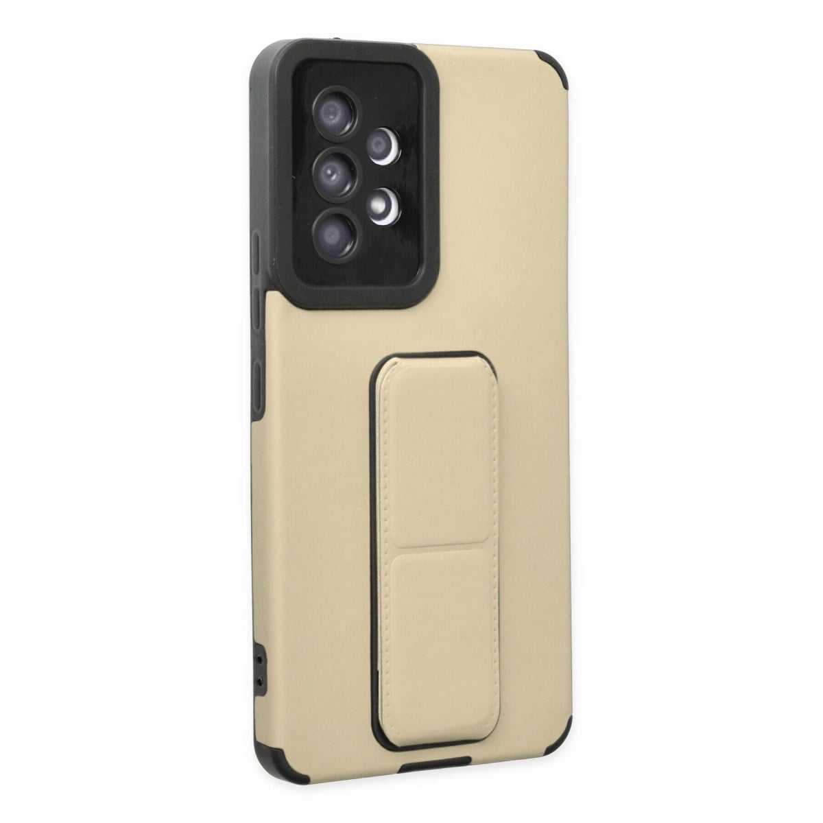 Galaxy A53 5G Kılıf Mega Standlı Silikon - Gold