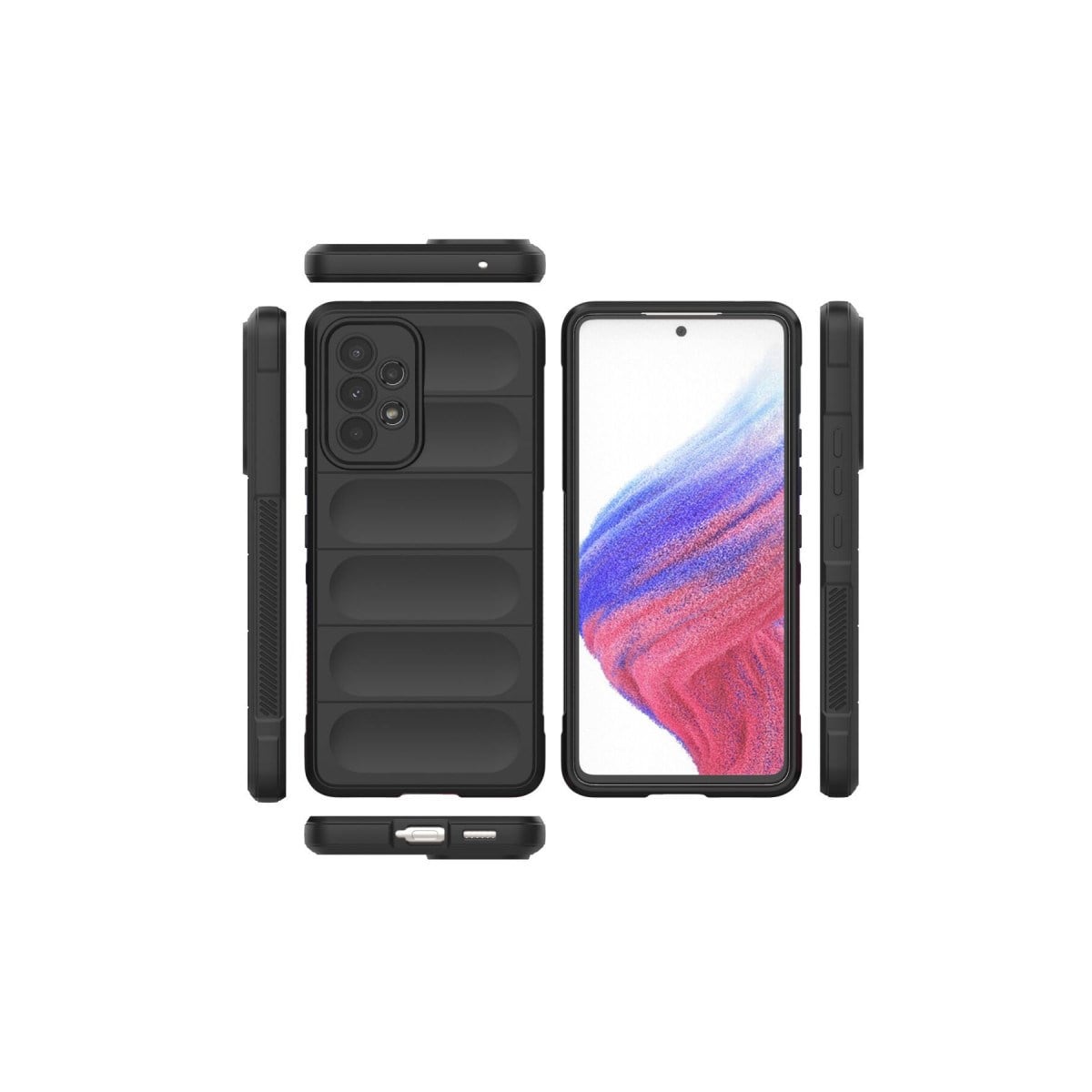 Galaxy A53 5G Kılıf Optimum Silikon - Siyah