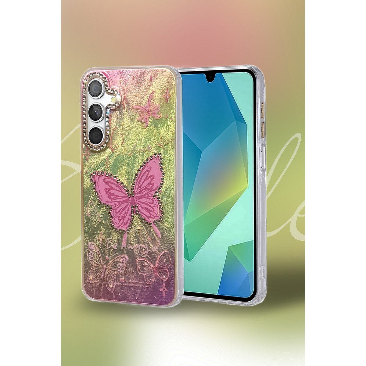 Galaxy A55 5G Kılıf Blade Aynalı Desenli Kapak - Desen 9