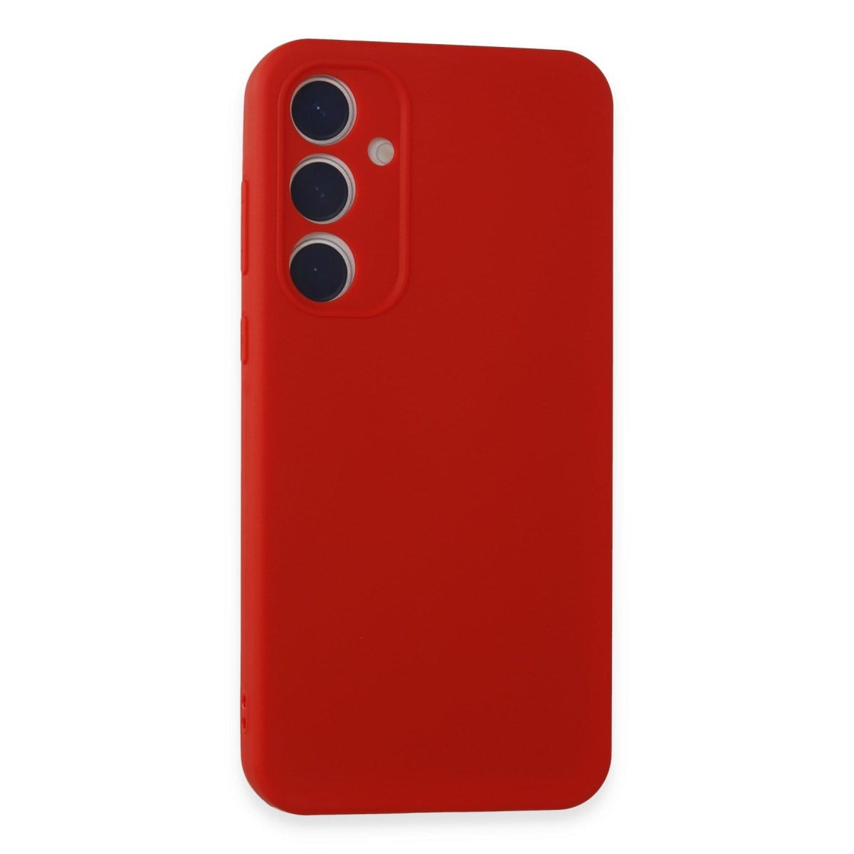 Galaxy A55 5G Kılıf First Silikon - Kırmızı