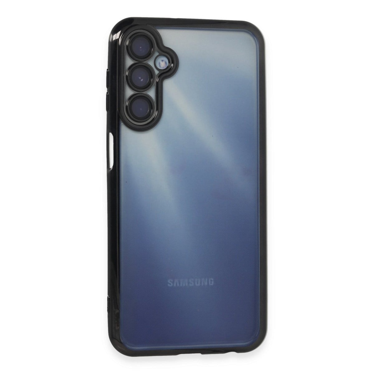 Galaxy A55 5G Kılıf Razer Lensli Silikon - Siyah