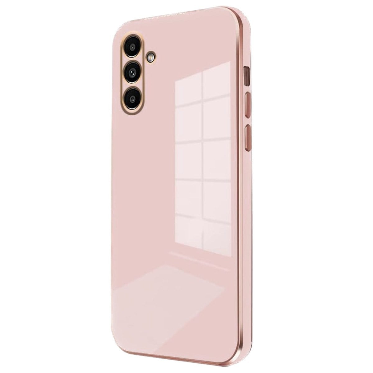 Galaxy A55 5G Kılıf Volet Silikon - Pembe