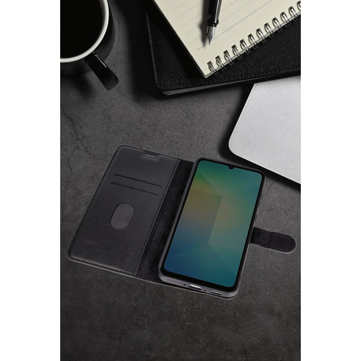Galaxy A56 Kılıf Trend S Plus Kapaklı Kılıf - Siyah