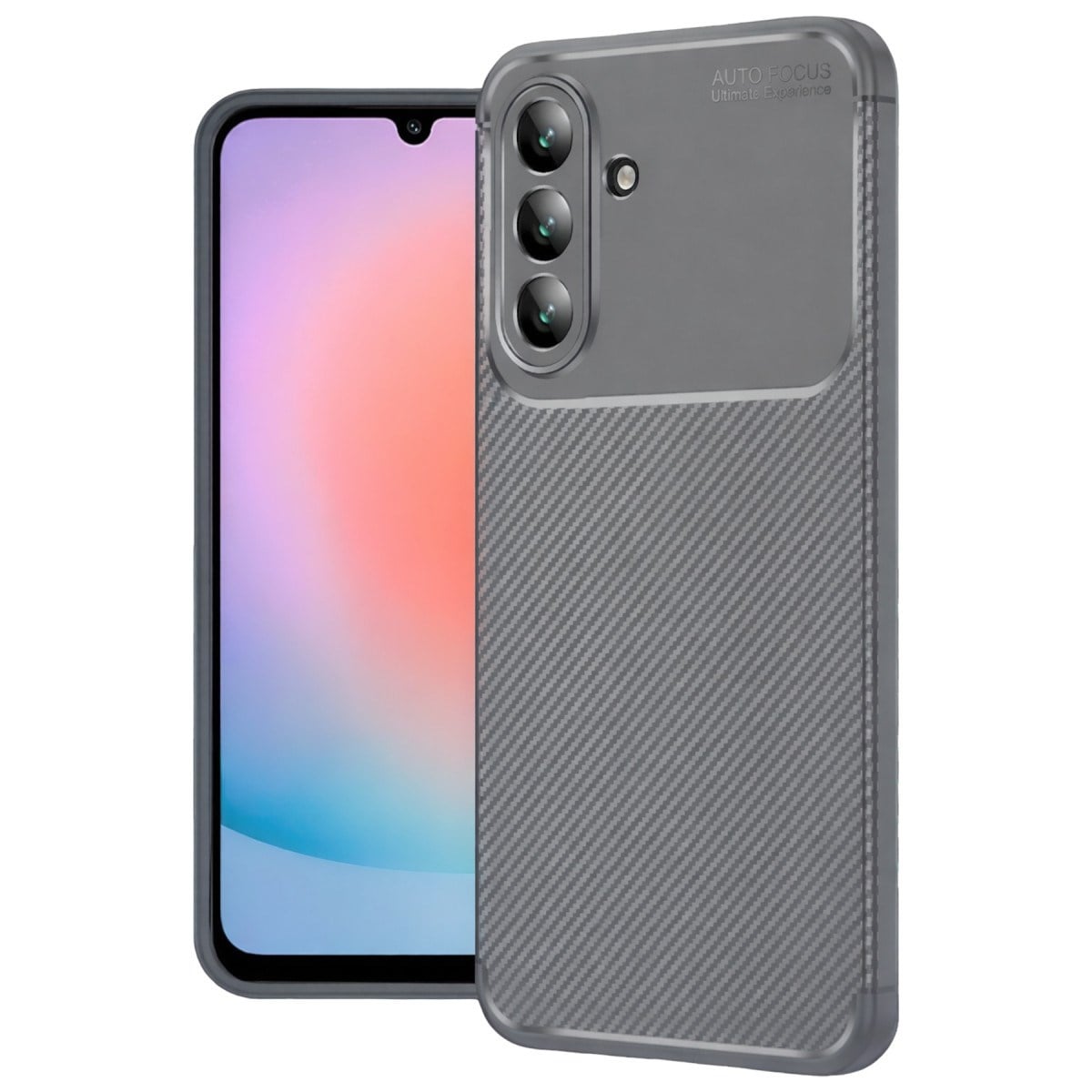 Galaxy A57 5G Auto Focus Karbon Kapak - Gri