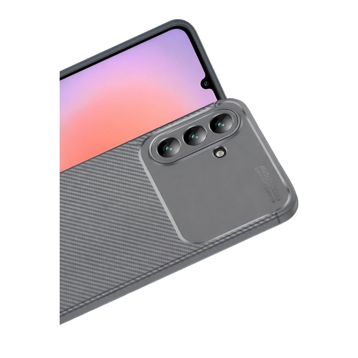 Galaxy A57 5G Auto Focus Karbon Kapak - Gri