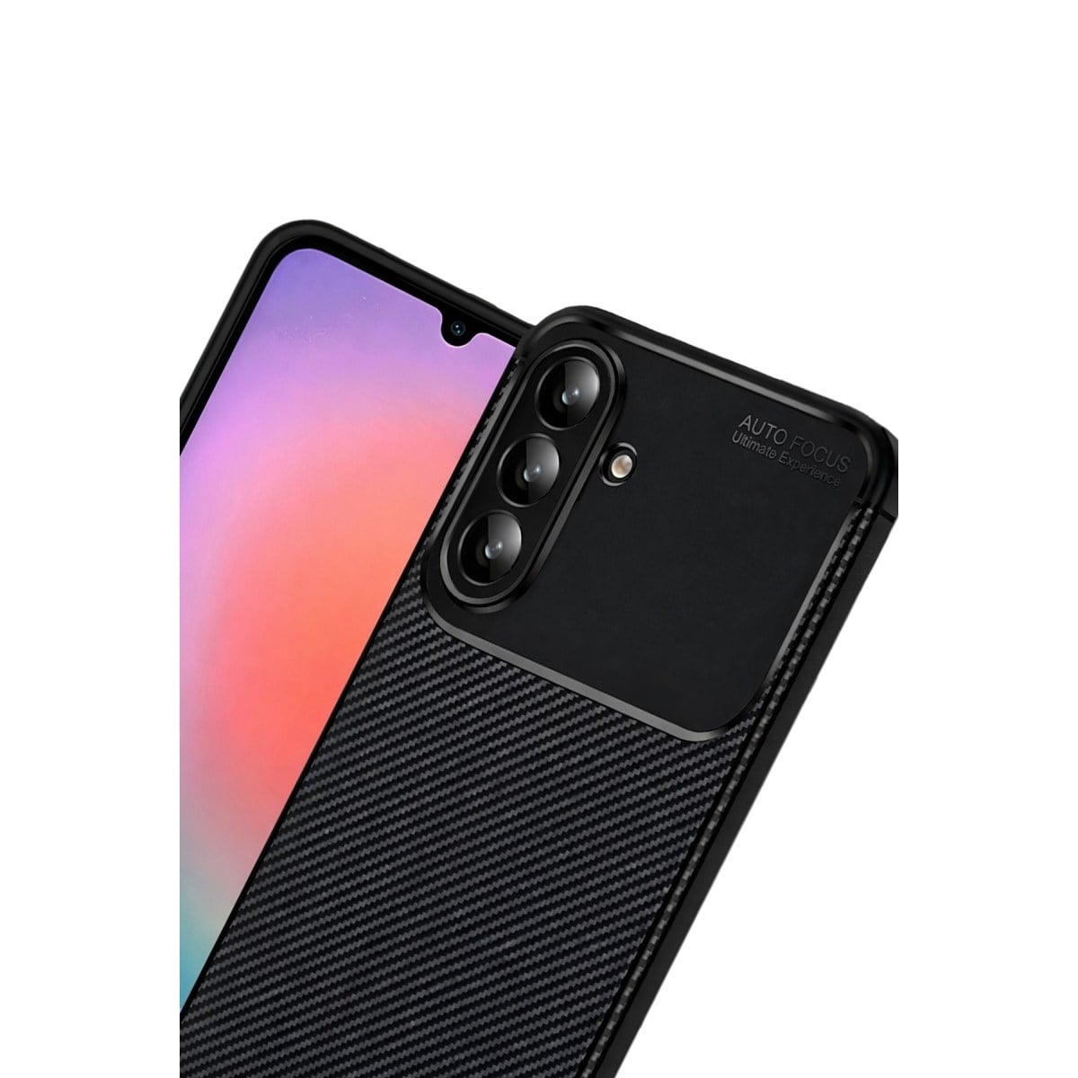 Galaxy A57 5G Auto Focus Karbon Kapak - Siyah