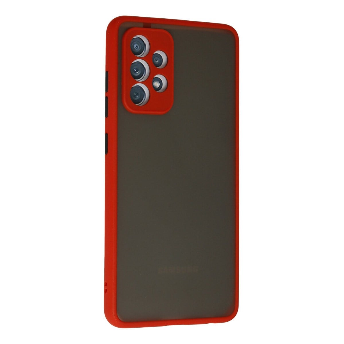 Galaxy A72 Kılıf Montreal Silikon Kapak - Kırmızı