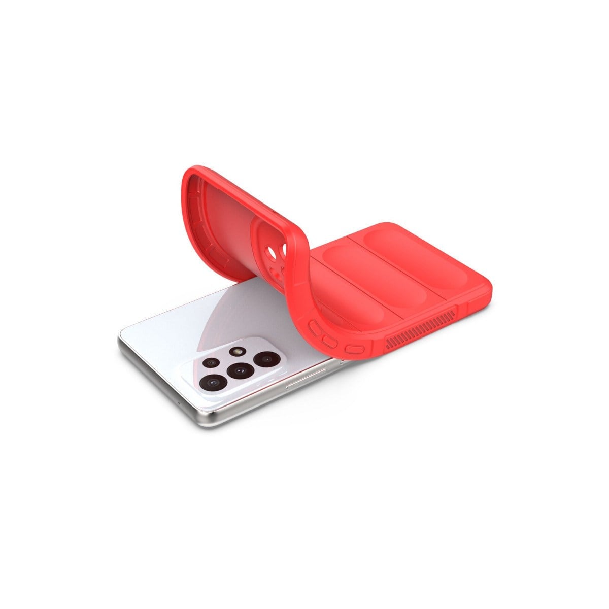 Galaxy A73 5G Kılıf Optimum Silikon - Kırmızı