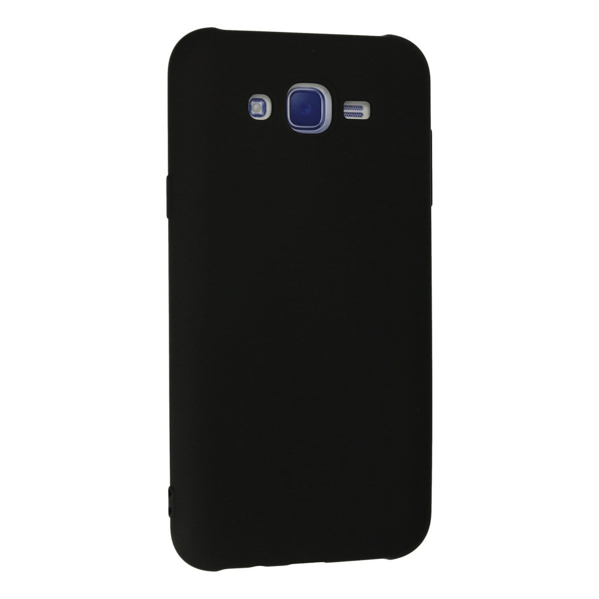 Galaxy J7 Kılıf Nano içi Kadife Silikon - Siyah