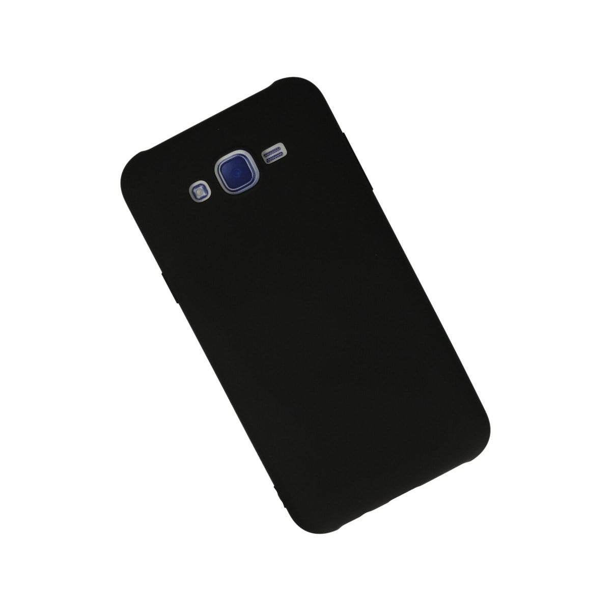 Galaxy J7 Kılıf Nano içi Kadife Silikon - Siyah