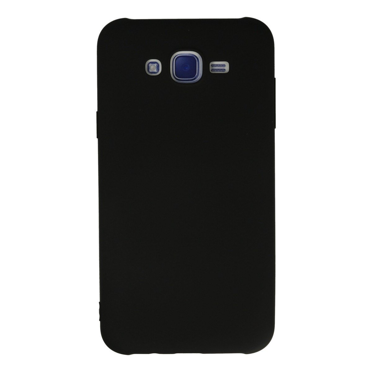Galaxy J7 Kılıf Nano içi Kadife Silikon - Siyah