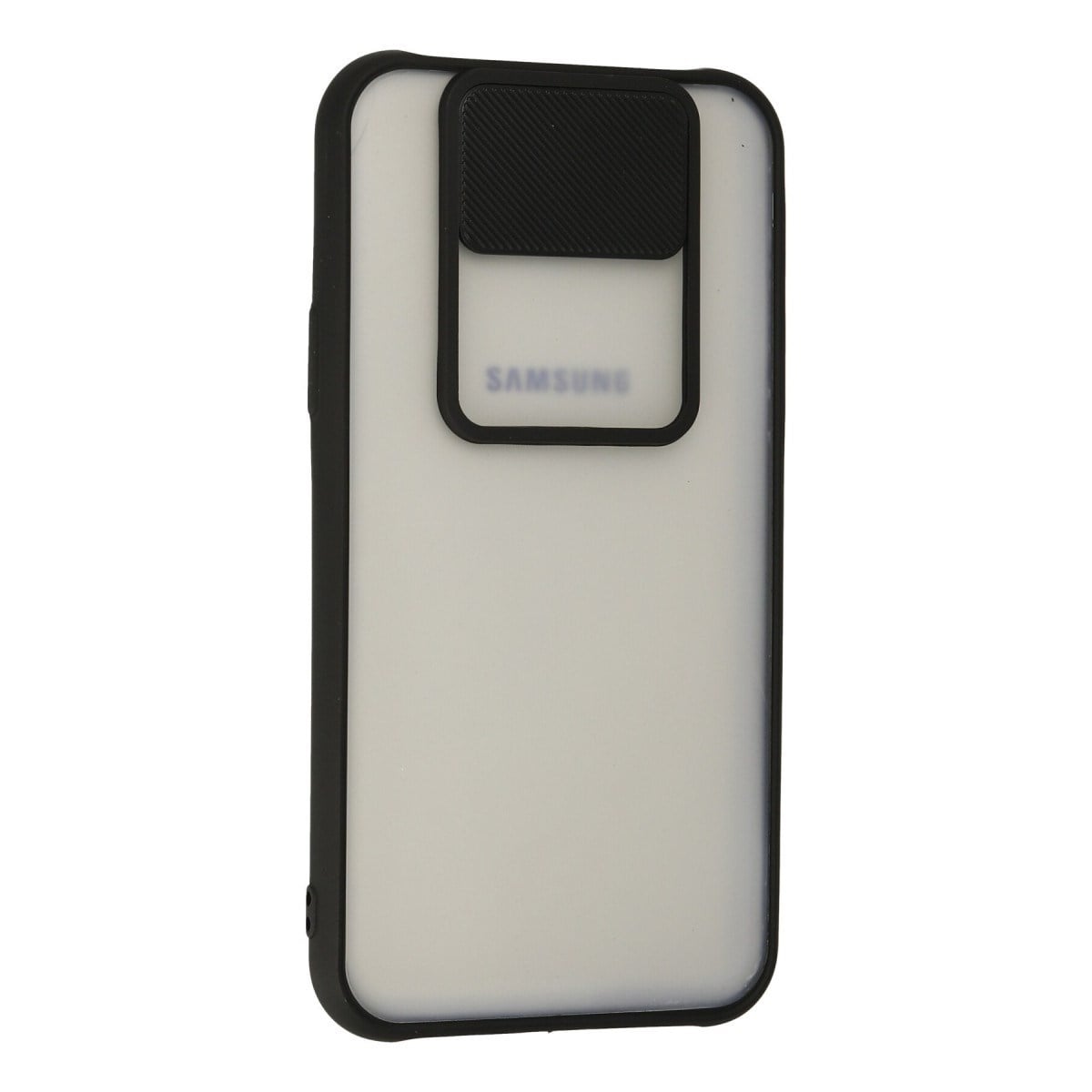 Galaxy J7 Kılıf Palm Buzlu Kamera Sürgülü Silikon - Siyah