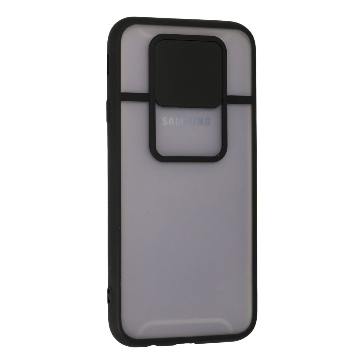 Galaxy J7 Pro / J730 Kılıf Palm Buzlu Kamera Sürgülü Silikon - Siyah