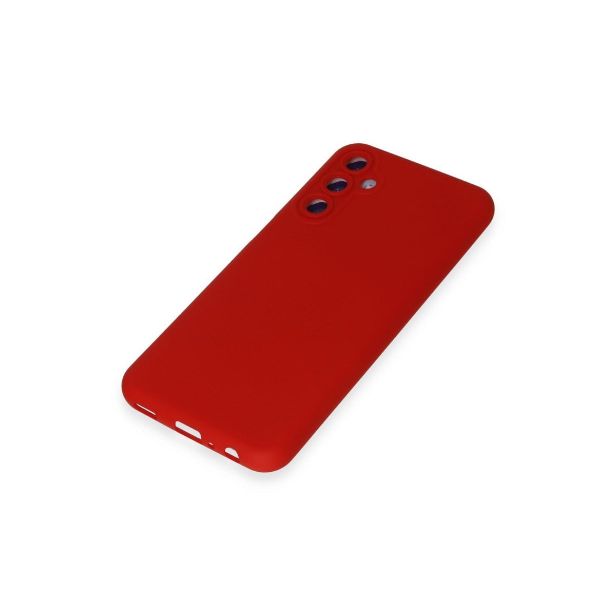 Galaxy M14 5G Kılıf Nano içi Kadife Silikon - Kırmızı