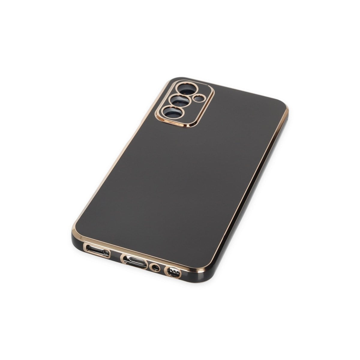 Galaxy M23 Kılıf Volet Silikon - Siyah