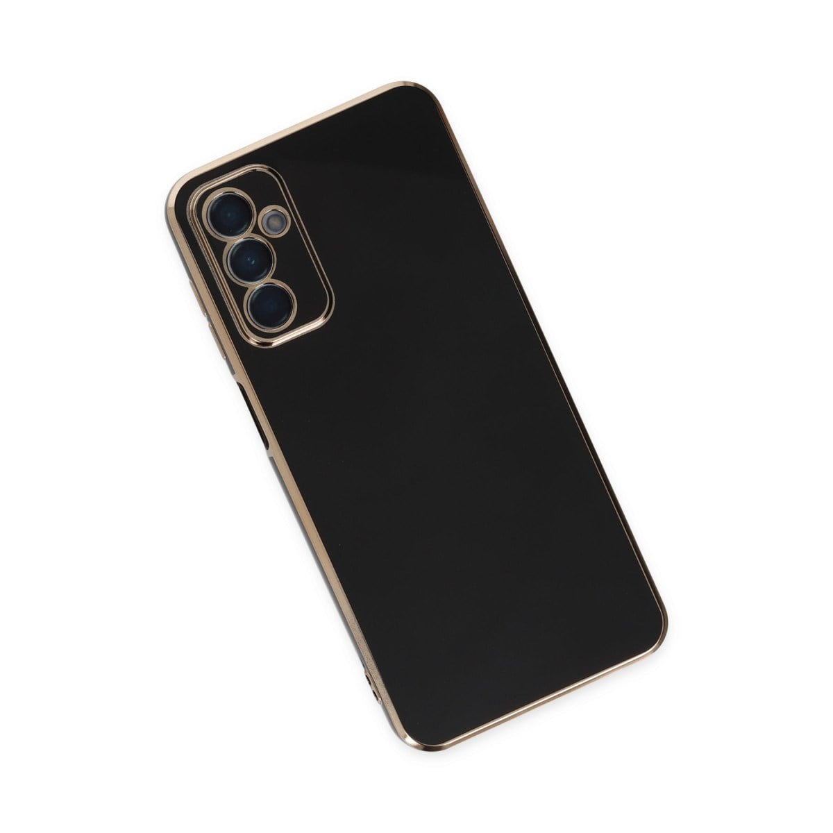Galaxy M23 Kılıf Volet Silikon - Siyah
