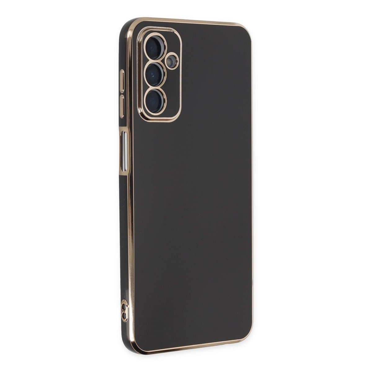 Galaxy M23 Kılıf Volet Silikon - Siyah
