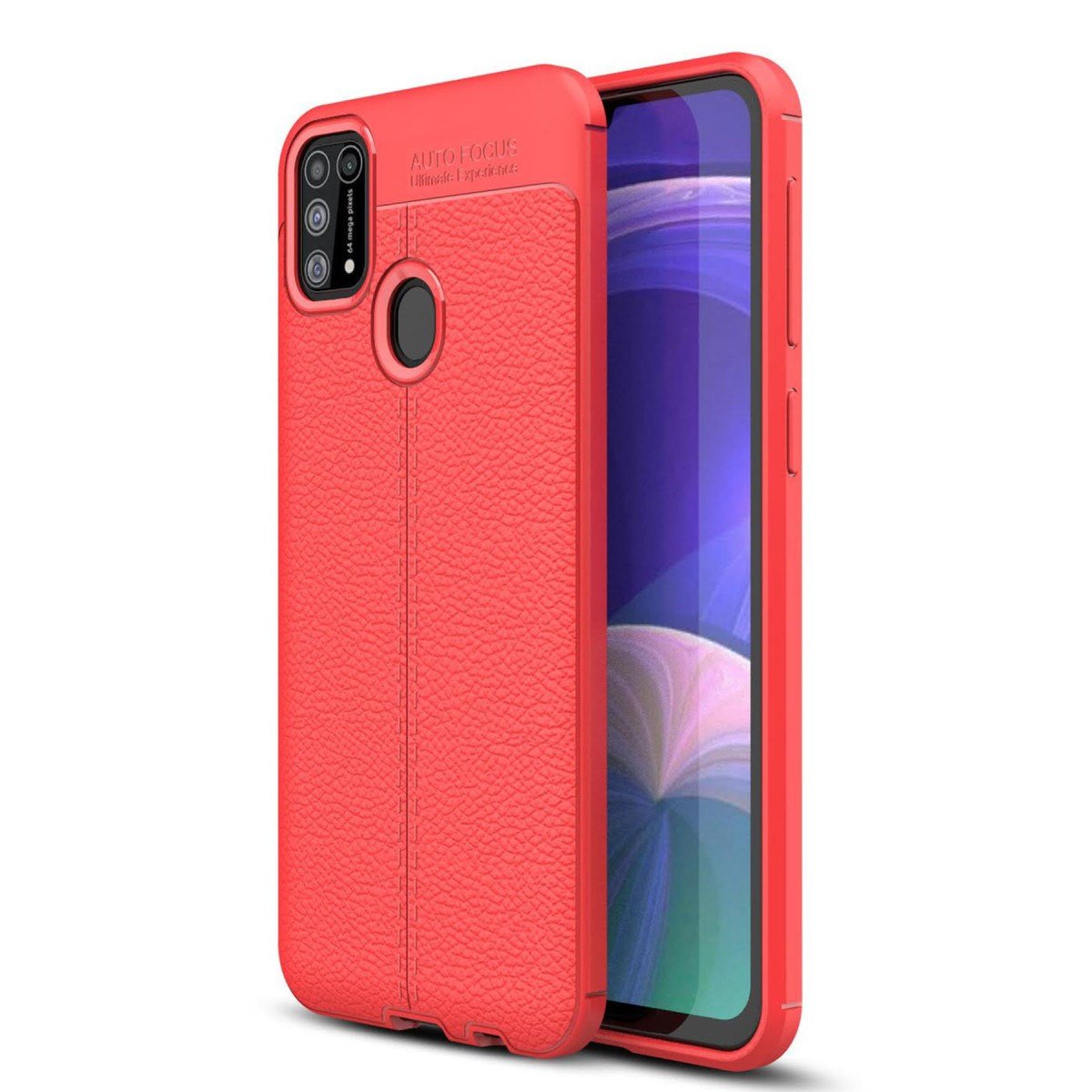 Galaxy M31 Kılıf Auto Focus Kapak - Kırmızı