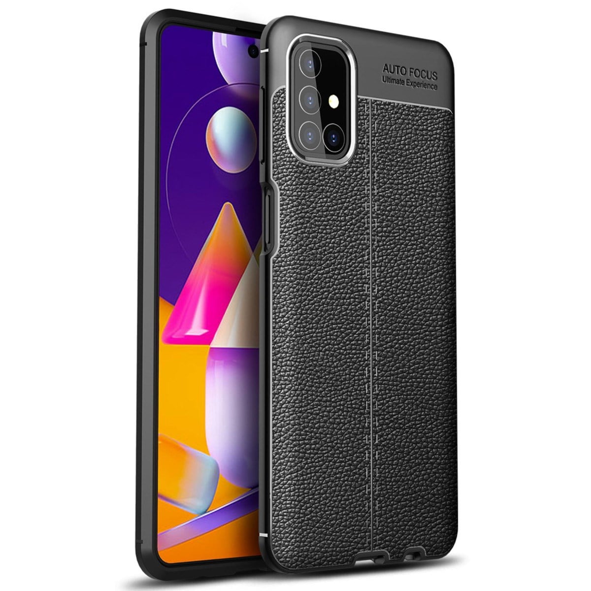 Galaxy M31S Kılıf Auto Focus Kapak - Siyah