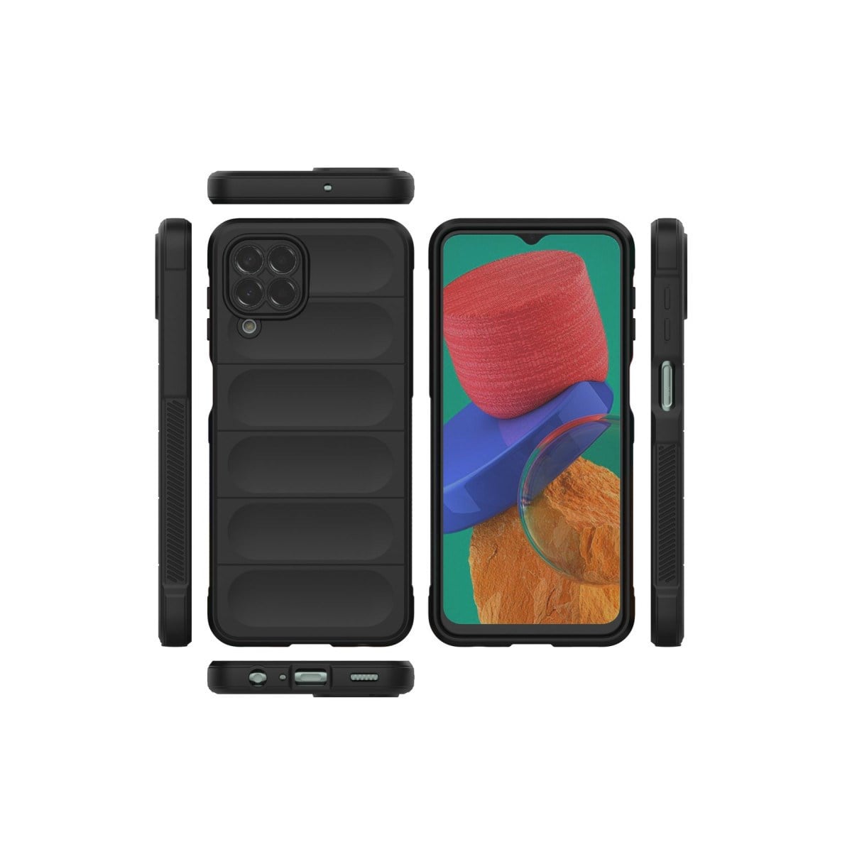 Galaxy M33 Kılıf Optimum Silikon - Siyah