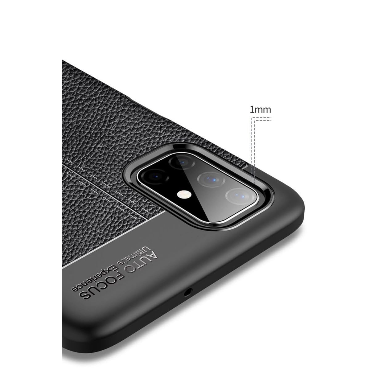Galaxy M51 Kılıf Auto Focus Kapak - Siyah