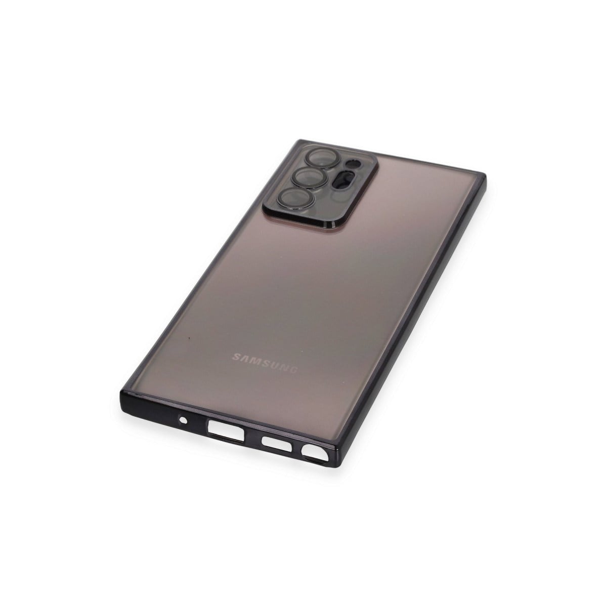 Galaxy Note 20 Ultra Kılıf Razer Lensli Silikon - Siyah