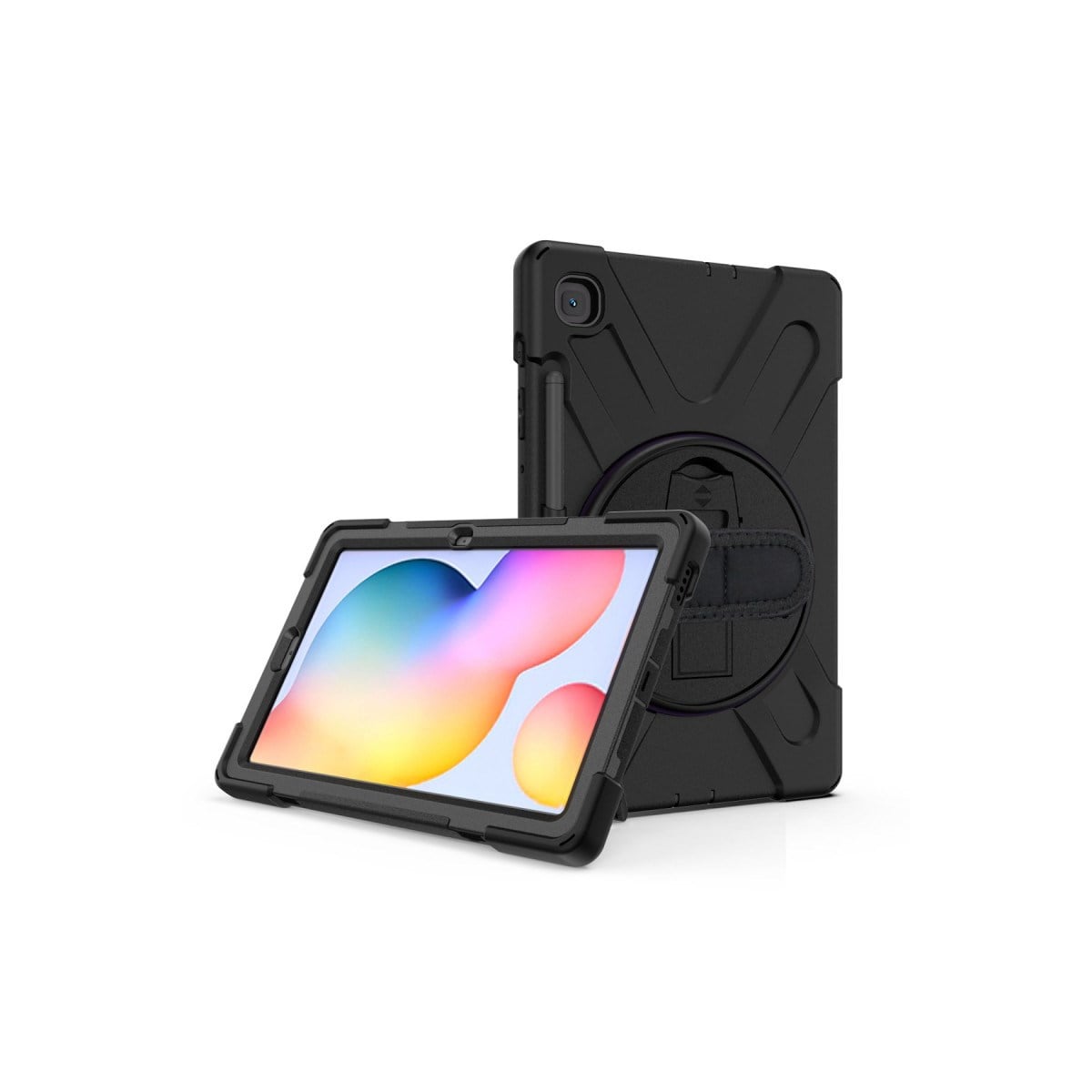 Galaxy P610 Tab S6 Lite 10.4 Kılıf Amazing Tablet Kapak - Siyah