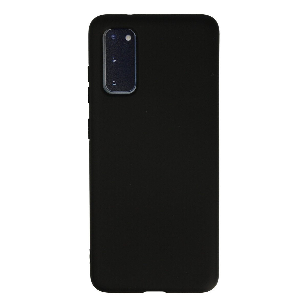 Galaxy S20 Kılıf Nano içi Kadife Silikon - Siyah