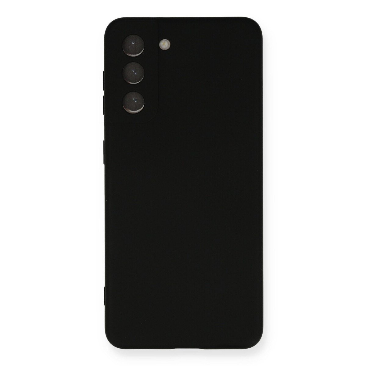 Galaxy S21 FE Kılıf Nano içi Kadife Silikon - Siyah