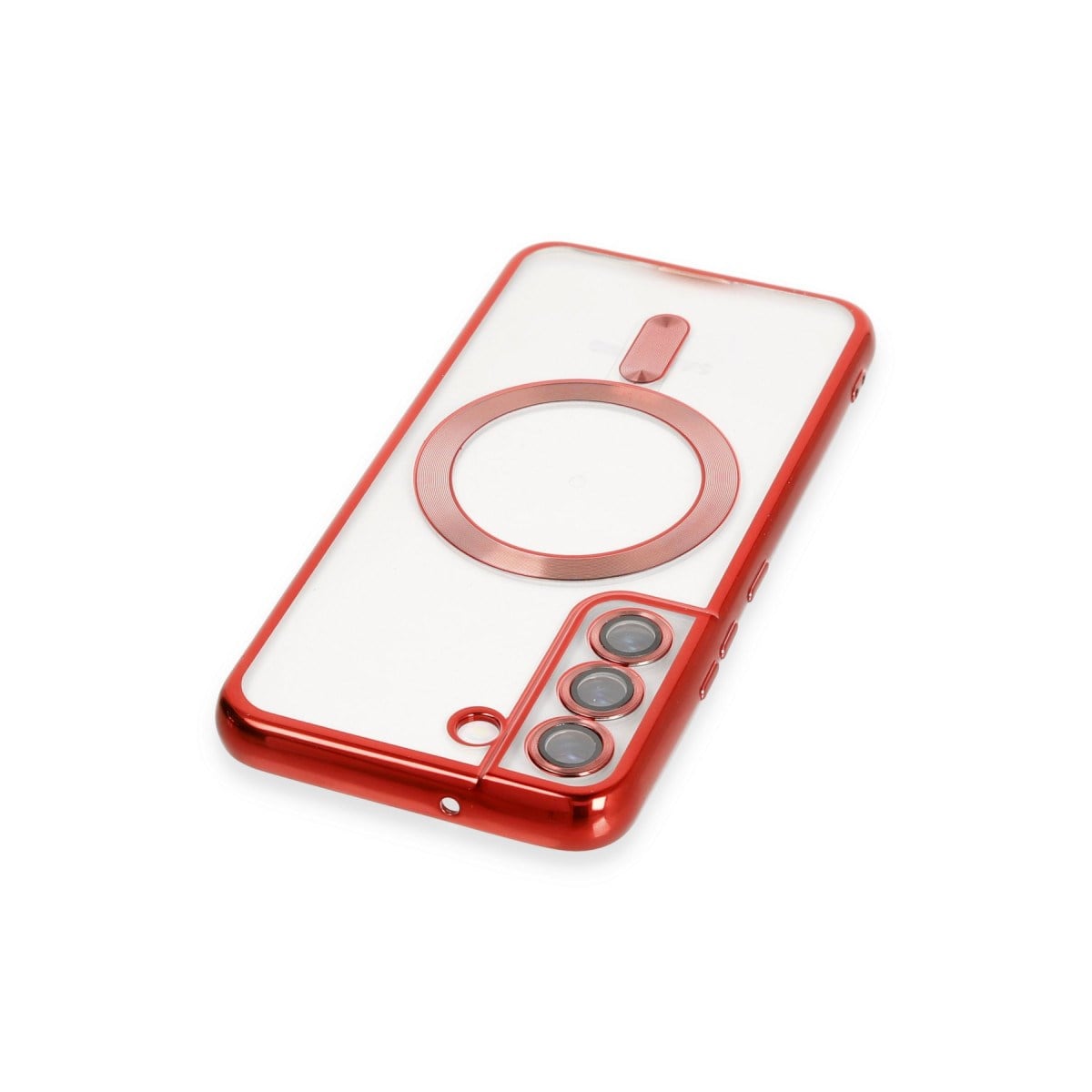 Galaxy S22 Kılıf Kross Magneticsafe Kapak - Kırmızı