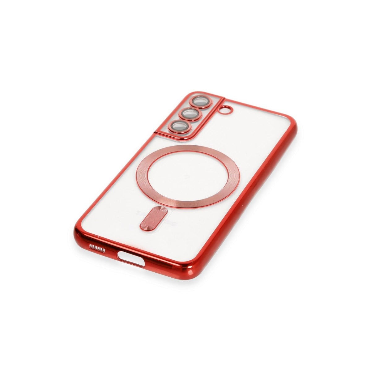 Galaxy S22 Kılıf Kross Magneticsafe Kapak - Kırmızı