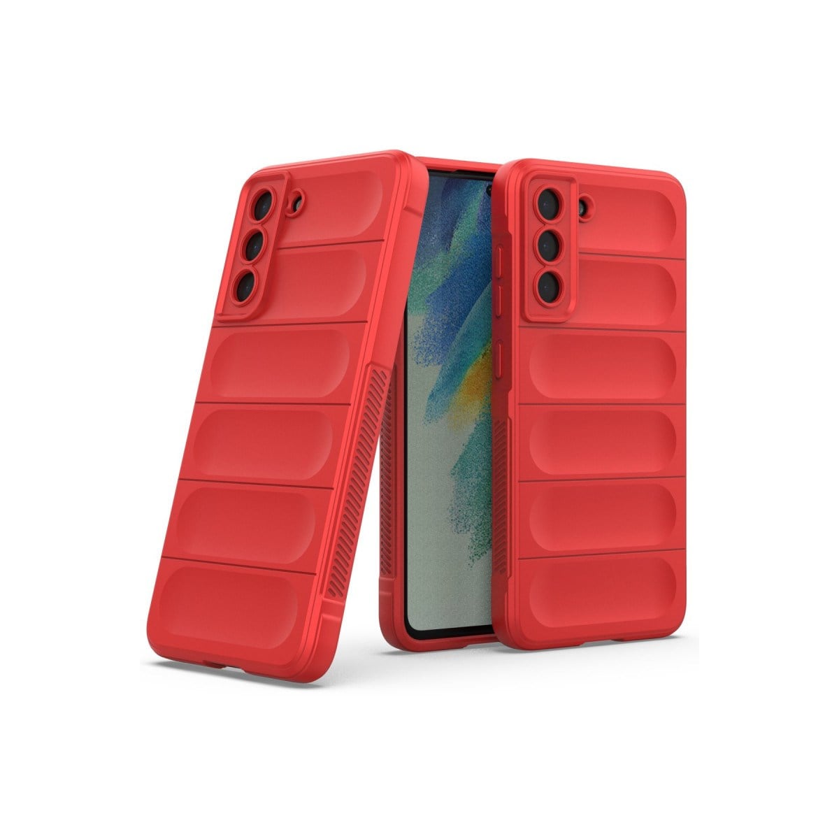 Galaxy S22 Plus Kılıf Optimum Silikon - Kırmızı