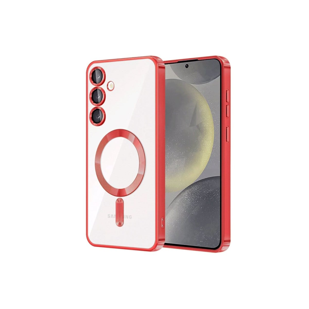Galaxy S23 Plus Kılıf Kross Magneticsafe Kapak - Kırmızı