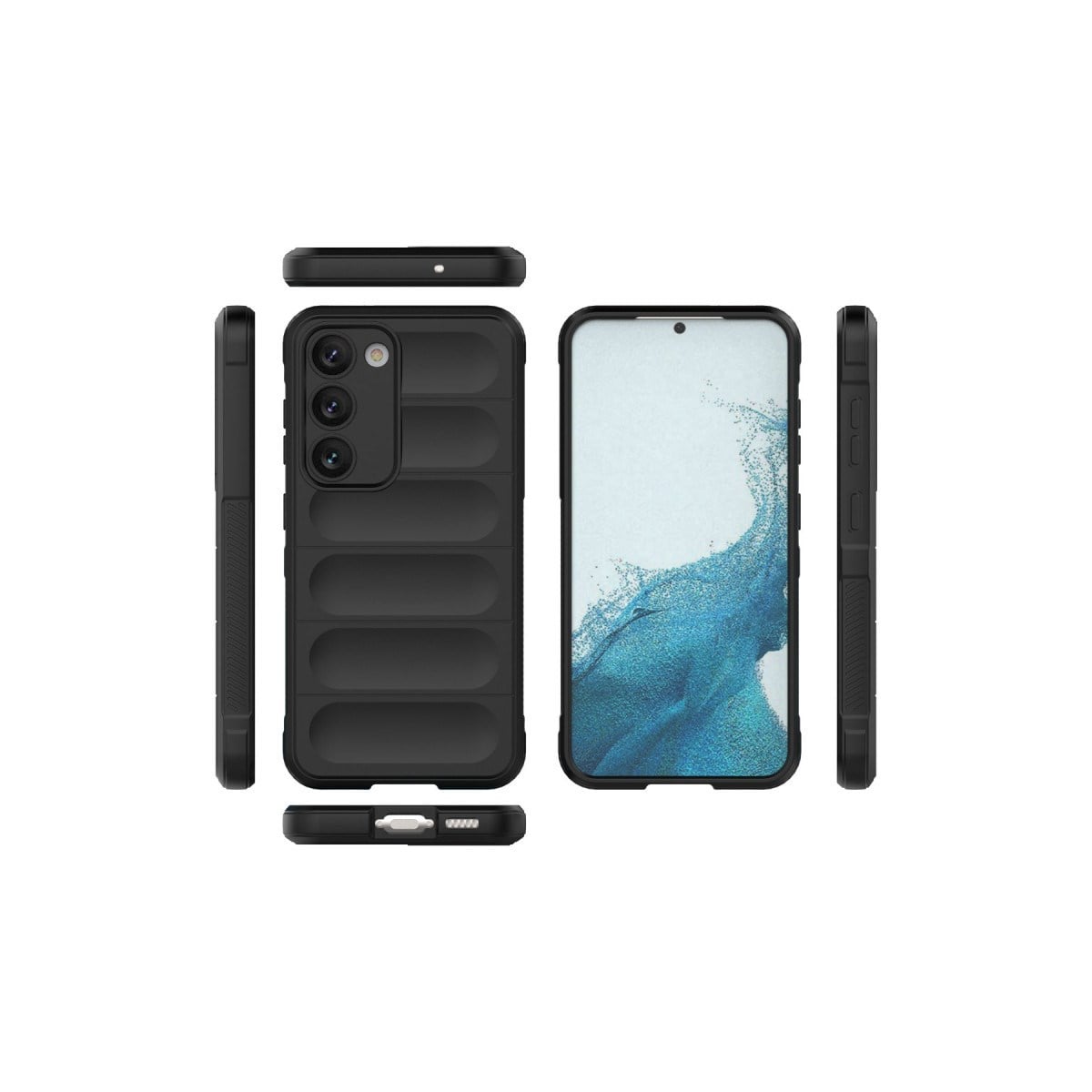 Galaxy S23 Plus Kılıf Optimum Silikon - Siyah