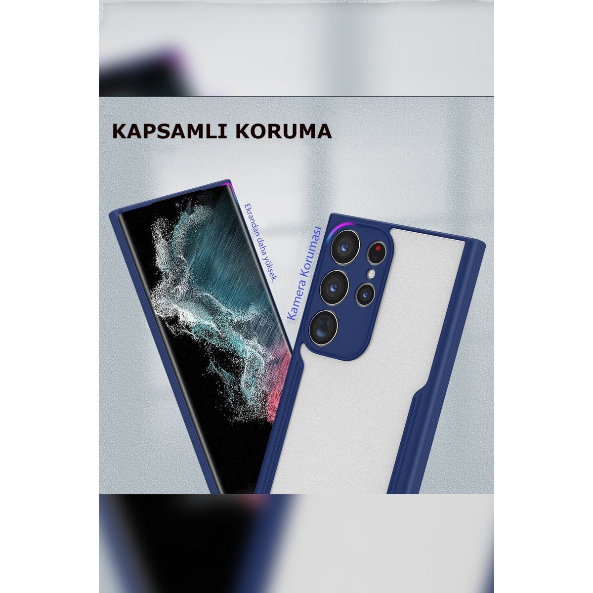 Galaxy S23 Plus Kılıf Platin Silikon - Kırmızı