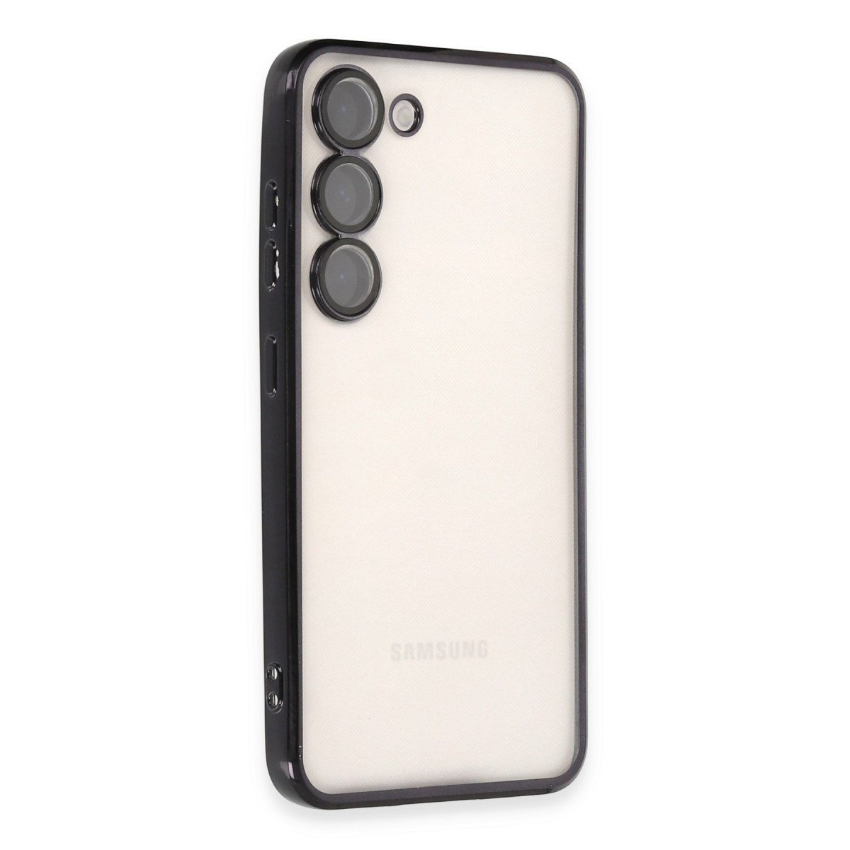 Galaxy S23 Plus Kılıf Razer Lensli Silikon - Siyah