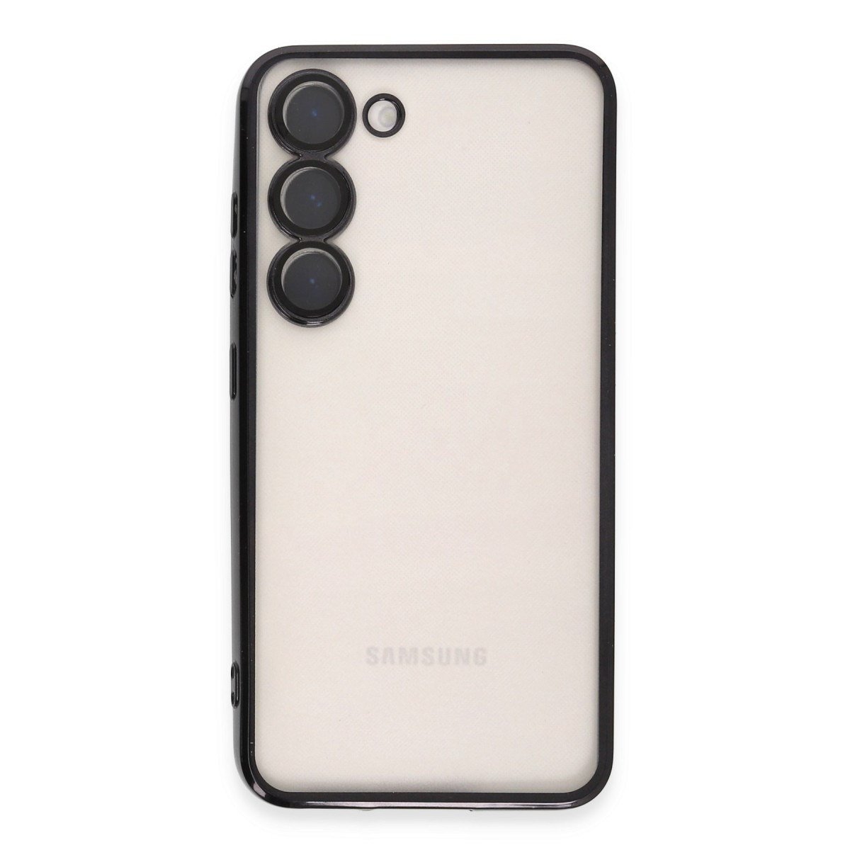 Galaxy S23 Plus Kılıf Razer Lensli Silikon - Siyah