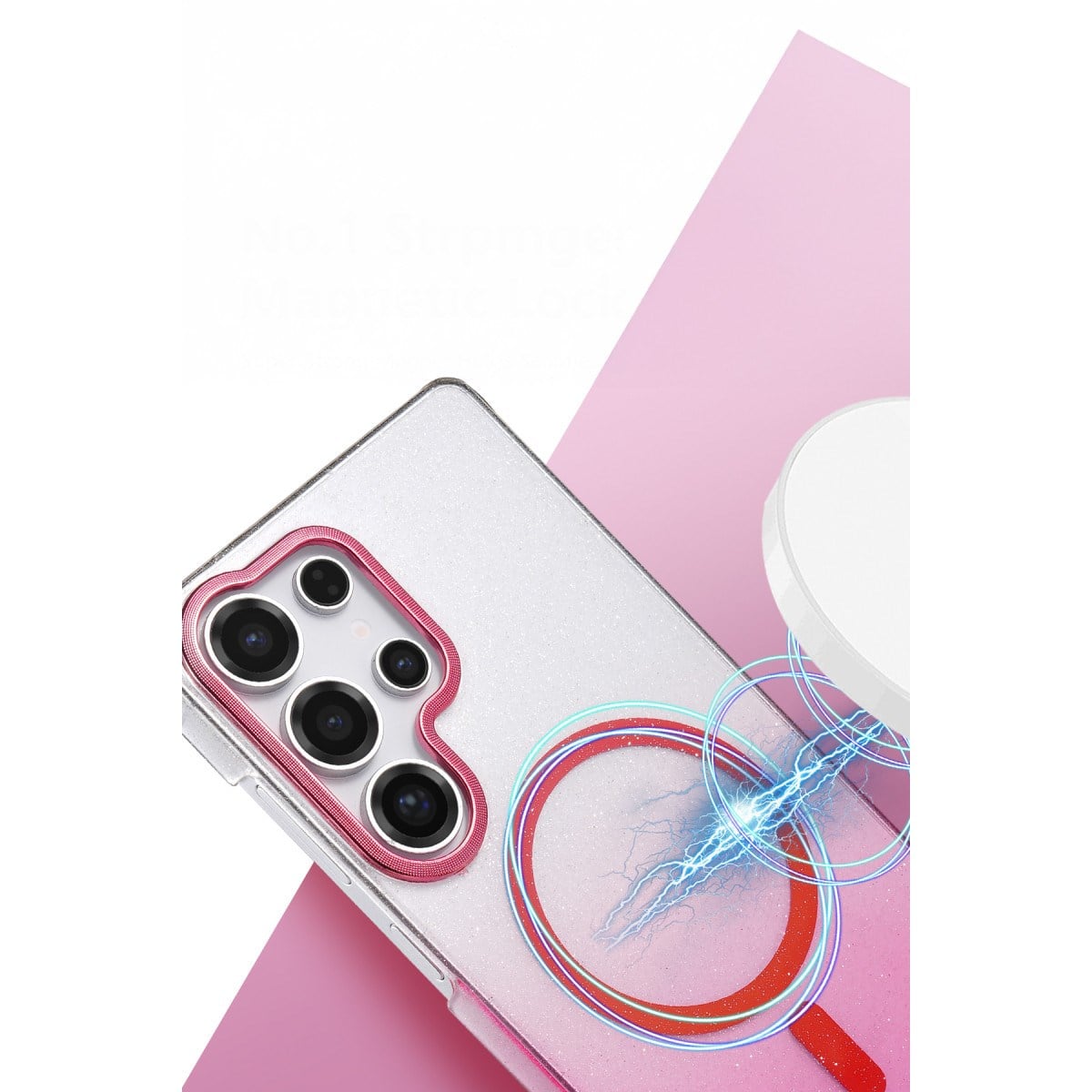 Galaxy S23 Ultra Glossy Magsafe Kapak - Siyah