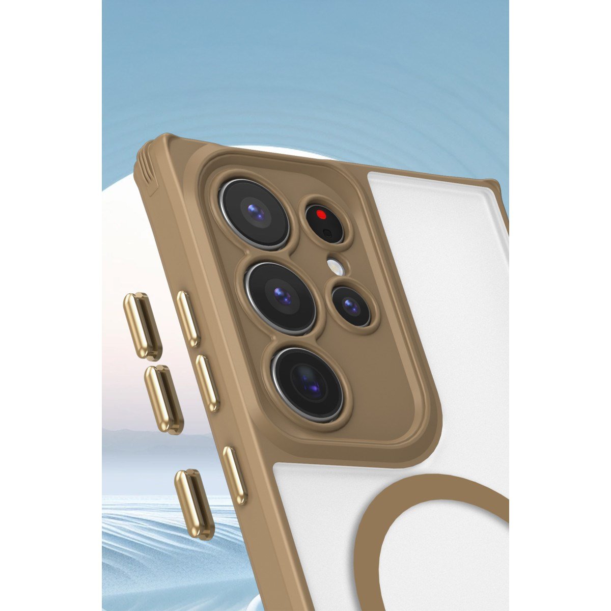 Galaxy S23 Ultra Kılıf Enka Magsafe Silikon Kılıf - Siyah
