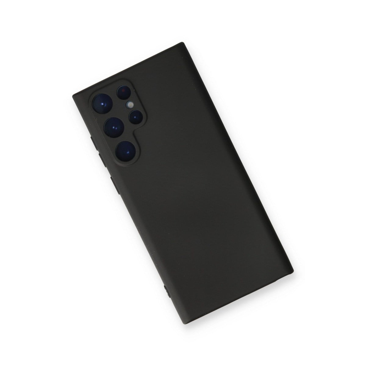 Galaxy S23 Ultra Kılıf Nano içi Kadife Silikon - Siyah