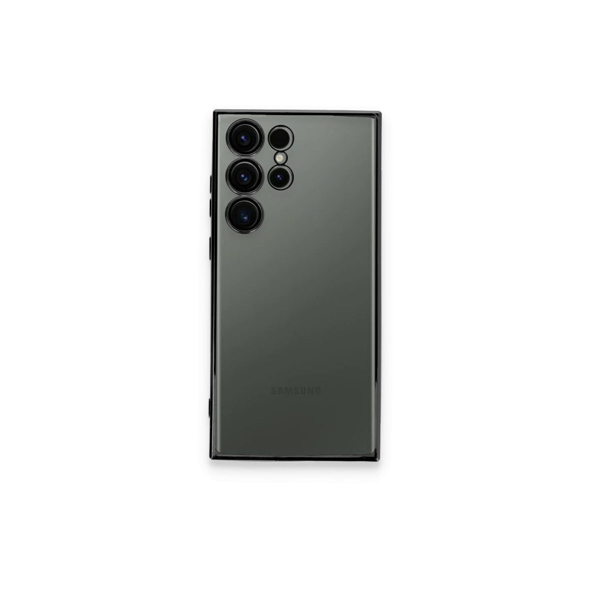 Galaxy S23 Ultra Kılıf Razer Lensli Silikon - Siyah
